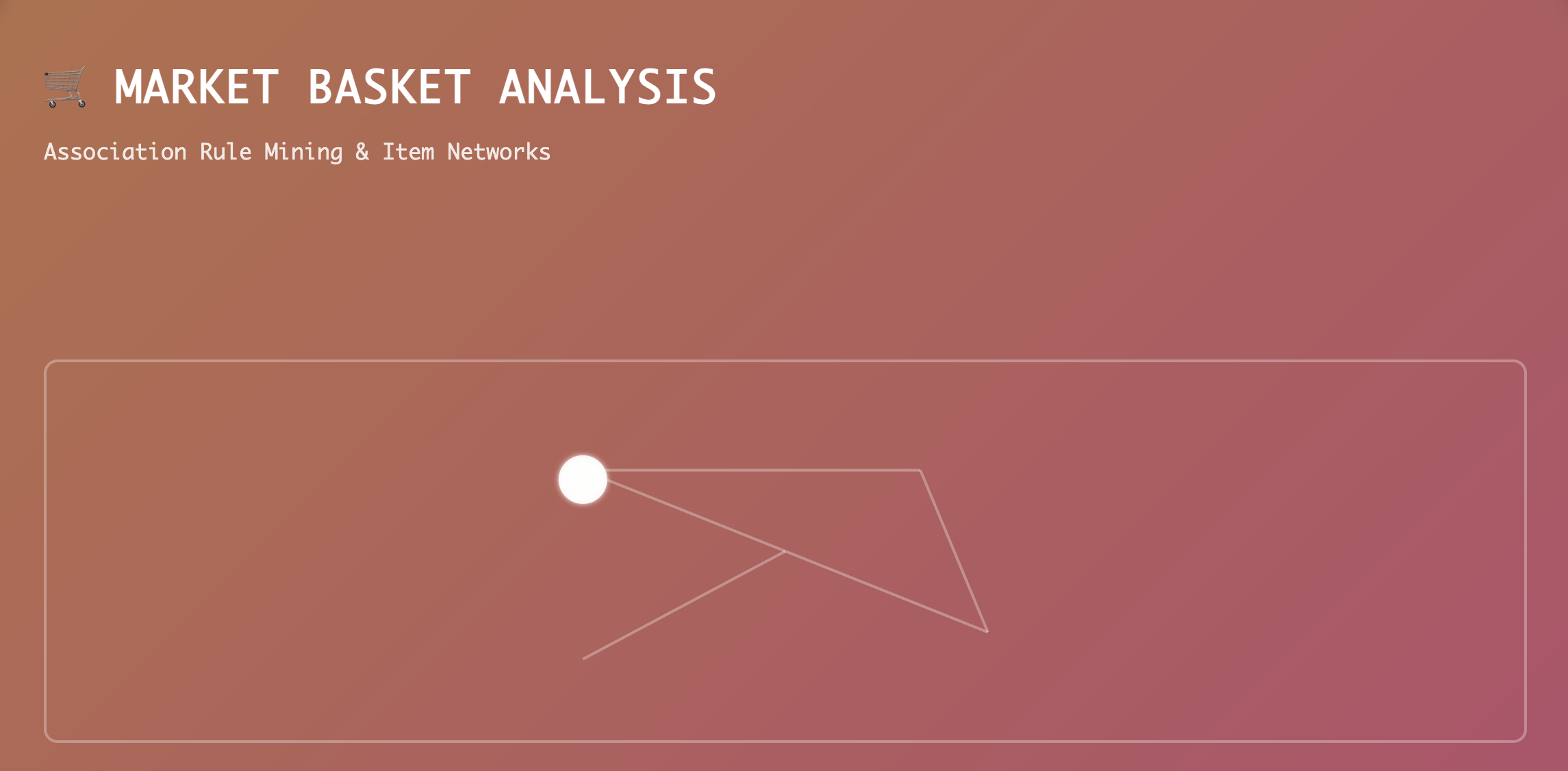 Placeholder image for Market Basket Analysis